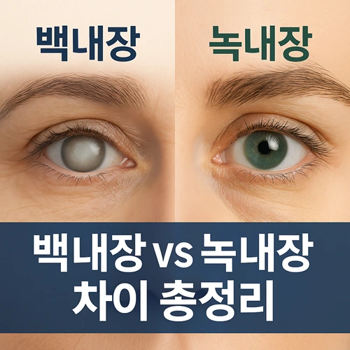 백내장과 녹내장 차이