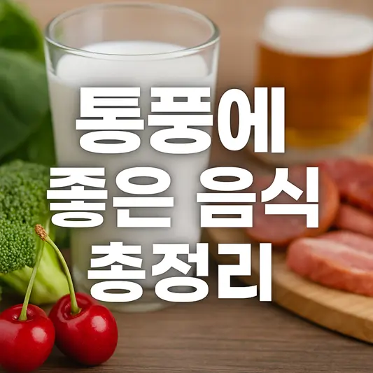 통풍에 좋은 음식