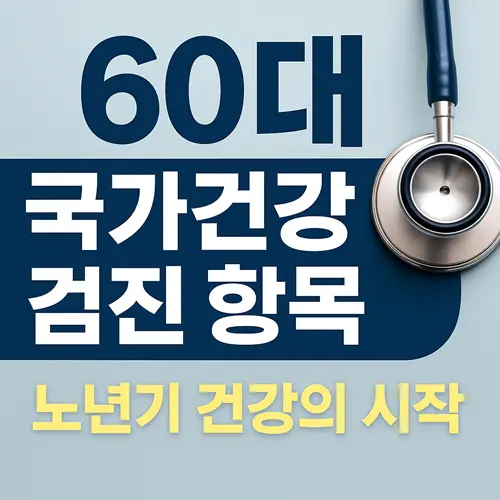 60대 국가건강검진 항목