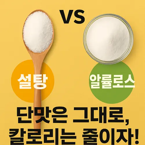 설탕 vs 알룰로스 비교