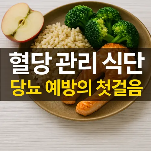 혈당 관리 식단 완벽 가이드
