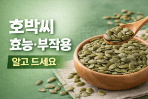 호박씨 효능, 부작용, 먹는법 총정리