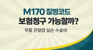 M170 질병코드 보험청구