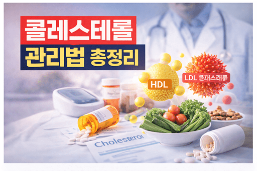 콜레스테롤 관리법 총정리